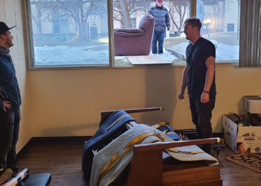 Small -20210226_175213 Upright piano that was moved into basement with professional piano moving crew in salt lake city utah