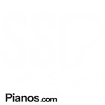 safe and sound pianos logo in white 300ppi